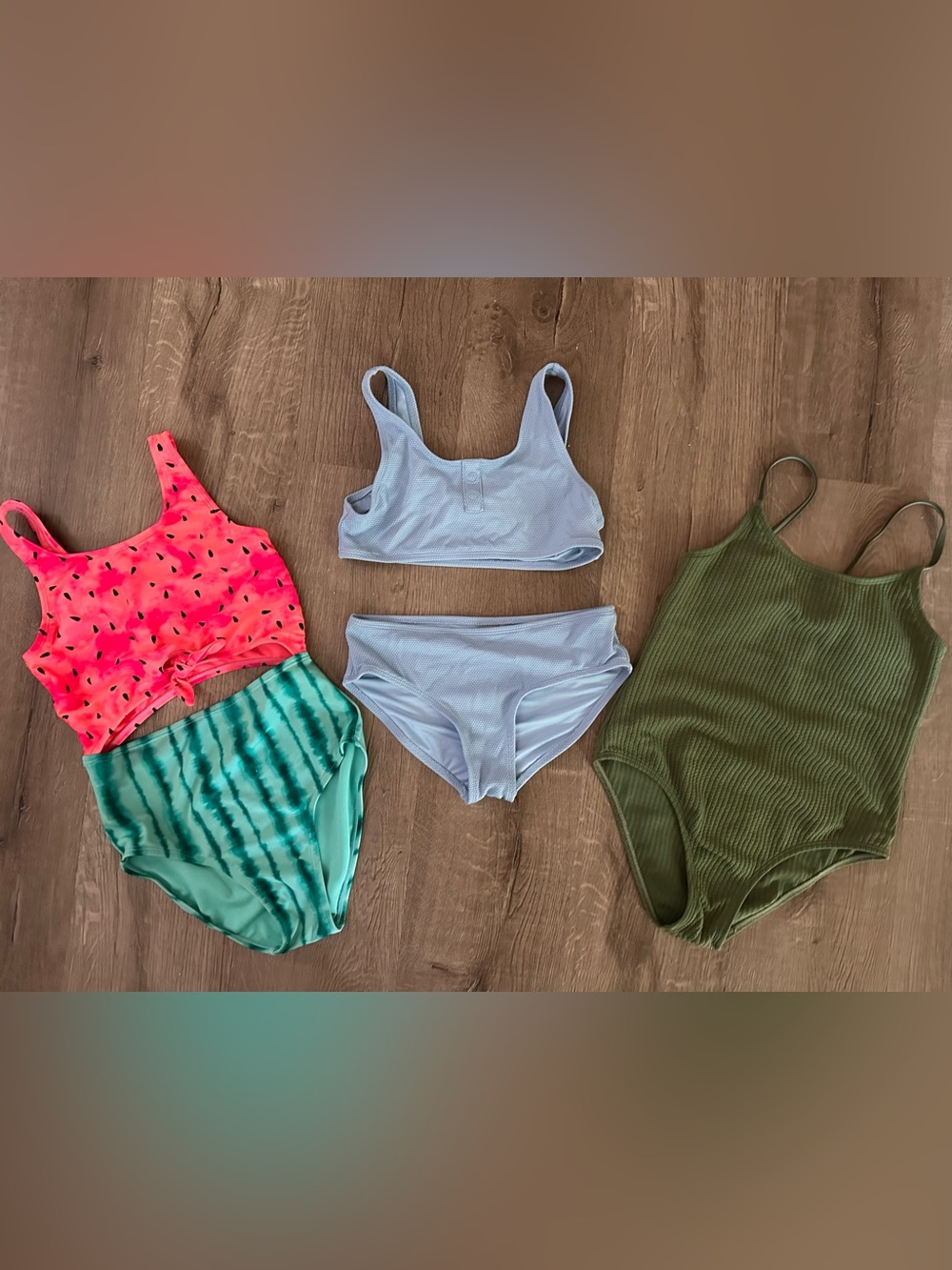 Girls size large 10/12 swimsuits